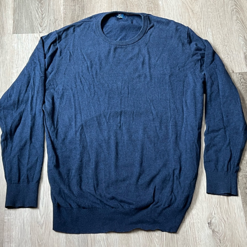 George Mens Navy Blue Light Sweater XXL